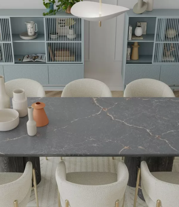 Silestone-Parisien-Bleu-Table
