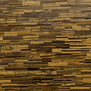 Semi Precious Tigers Eye Panel – Linear Pattern